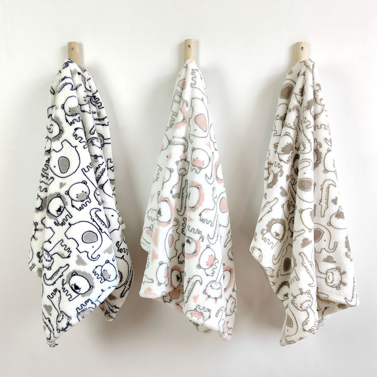 Full Dull Wildlife Printed Children's Blanket